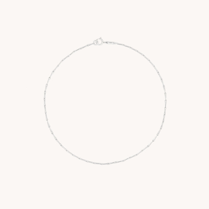Marylebone Story Chain Bracelet in Solid White Gold-Astrid &amp; Miyu