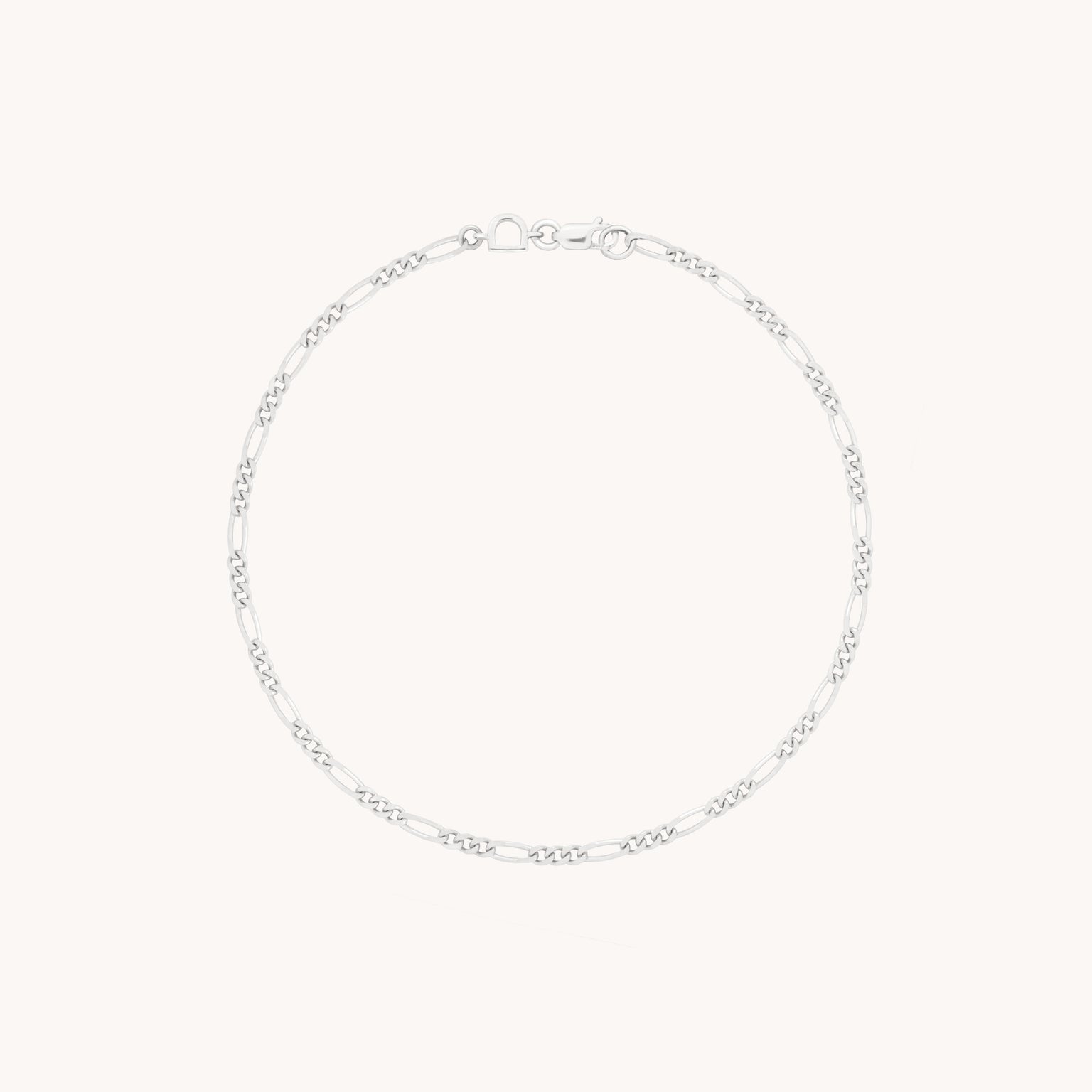 Soho Story Chain Bracelet in Solid White Gold-Astrid &amp; Miyu
