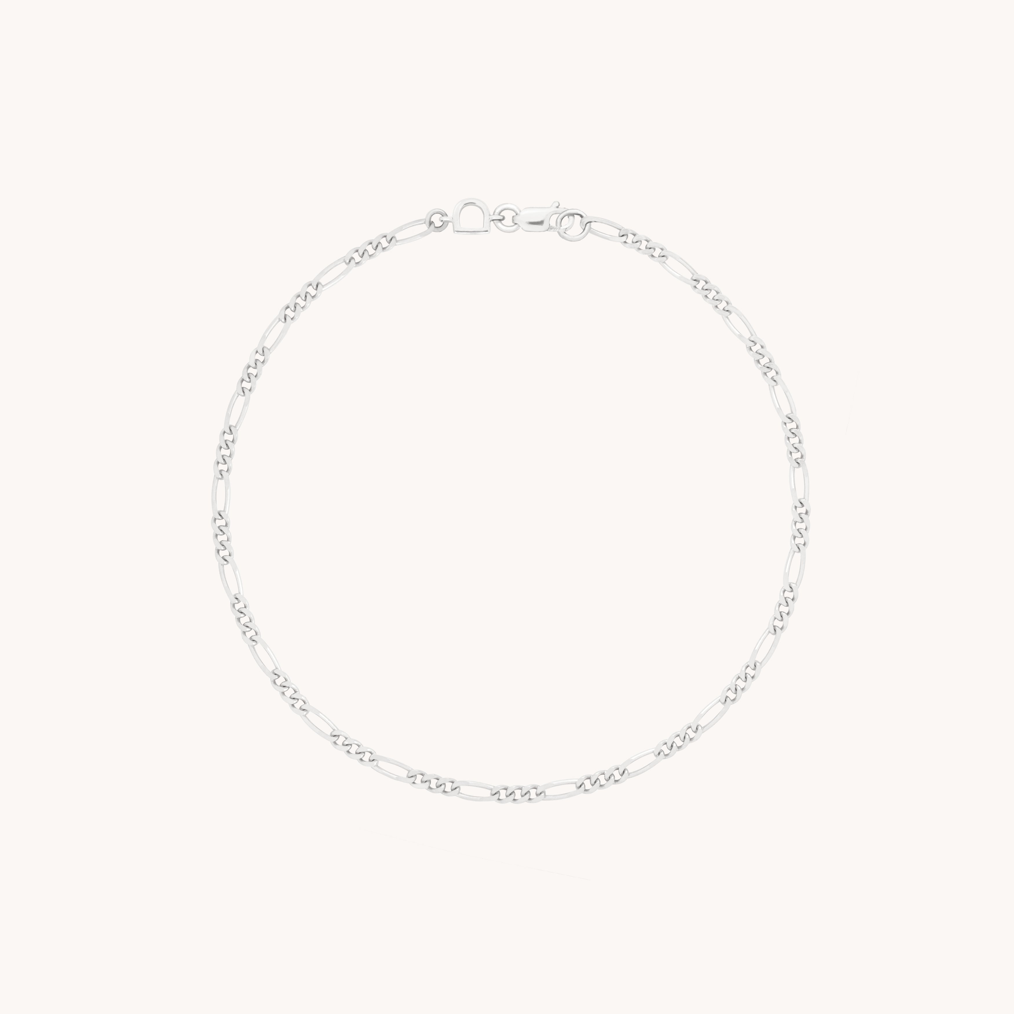 Soho Story Chain Bracelet in Solid White Gold-Astrid &amp; Miyu