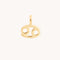 Cancer Jewellery - Cancer Zodiac Charm 9k Gold - Welding Charm - Astrid &amp; Miyu