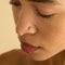 Flat Back Labret Studs - Clover Piercing Stud in Solid Gold - Piercing Stud - Astrid &amp; Miyu
