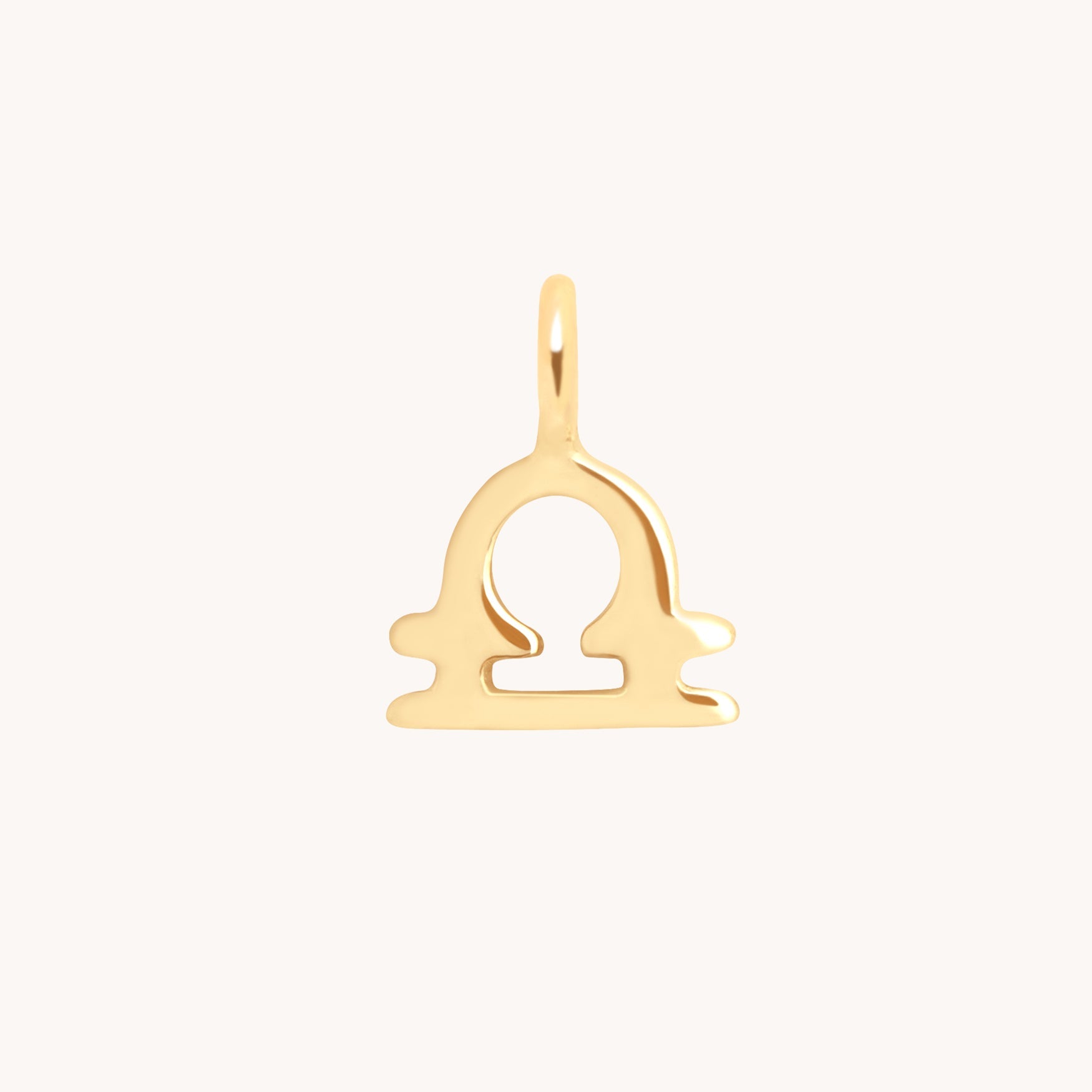 Libra Jewellery - Libra Zodiac Charm 9k Gold - Welding Charm - Astrid &amp; Miyu