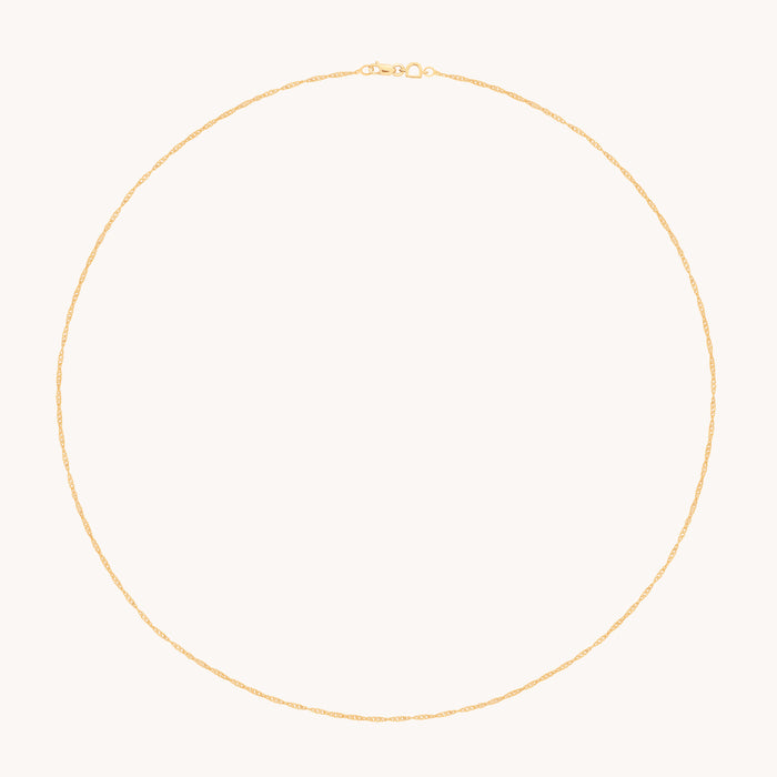 Astrid Story Chain Necklace in Solid Gold-Astrid &amp; Miyu