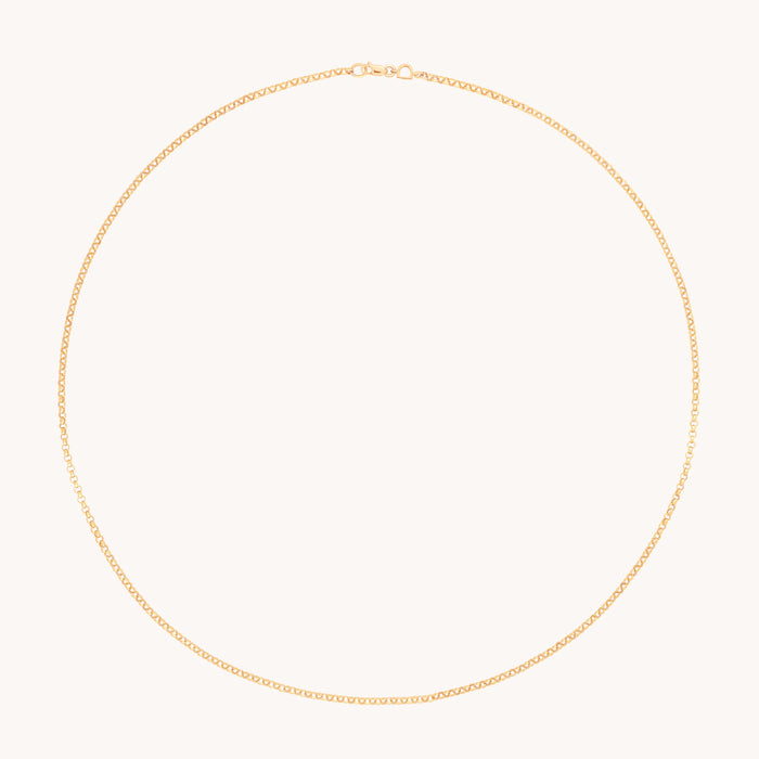 Chelsea Story Chain Necklace in Solid Gold-Astrid &amp; Miyu