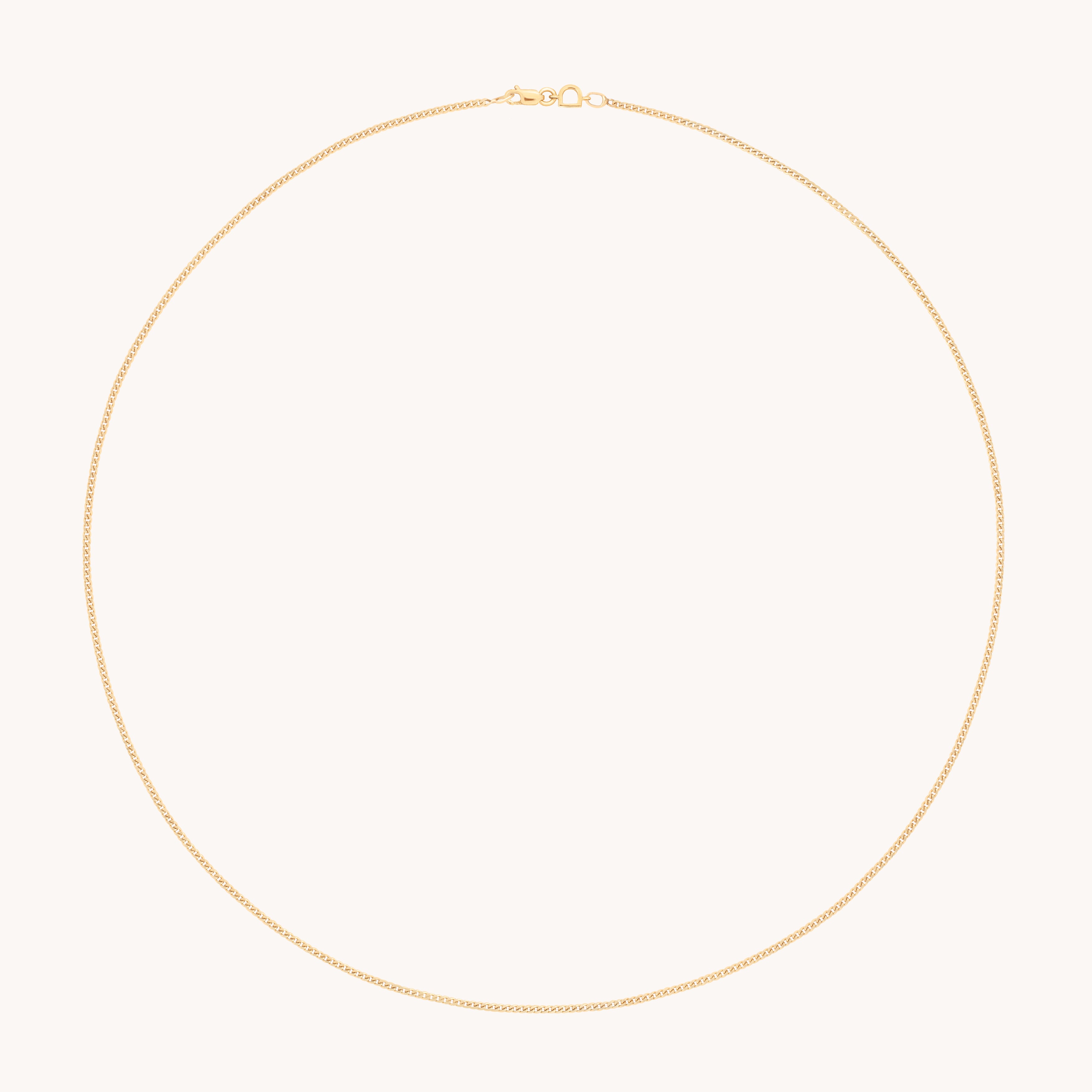 Bold Miyu Story Chain Necklace in Solid Gold-Astrid &amp; Miyu