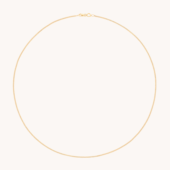 Bold Miyu Story Chain Necklace in Solid Gold-Astrid &amp; Miyu