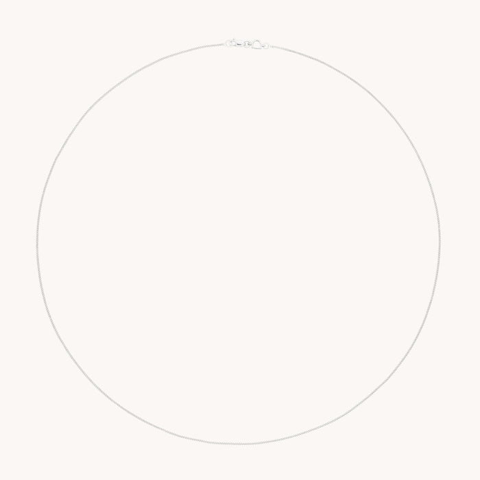 Miyu Story Chain Necklace in Solid White Gold-Astrid &amp; Miyu