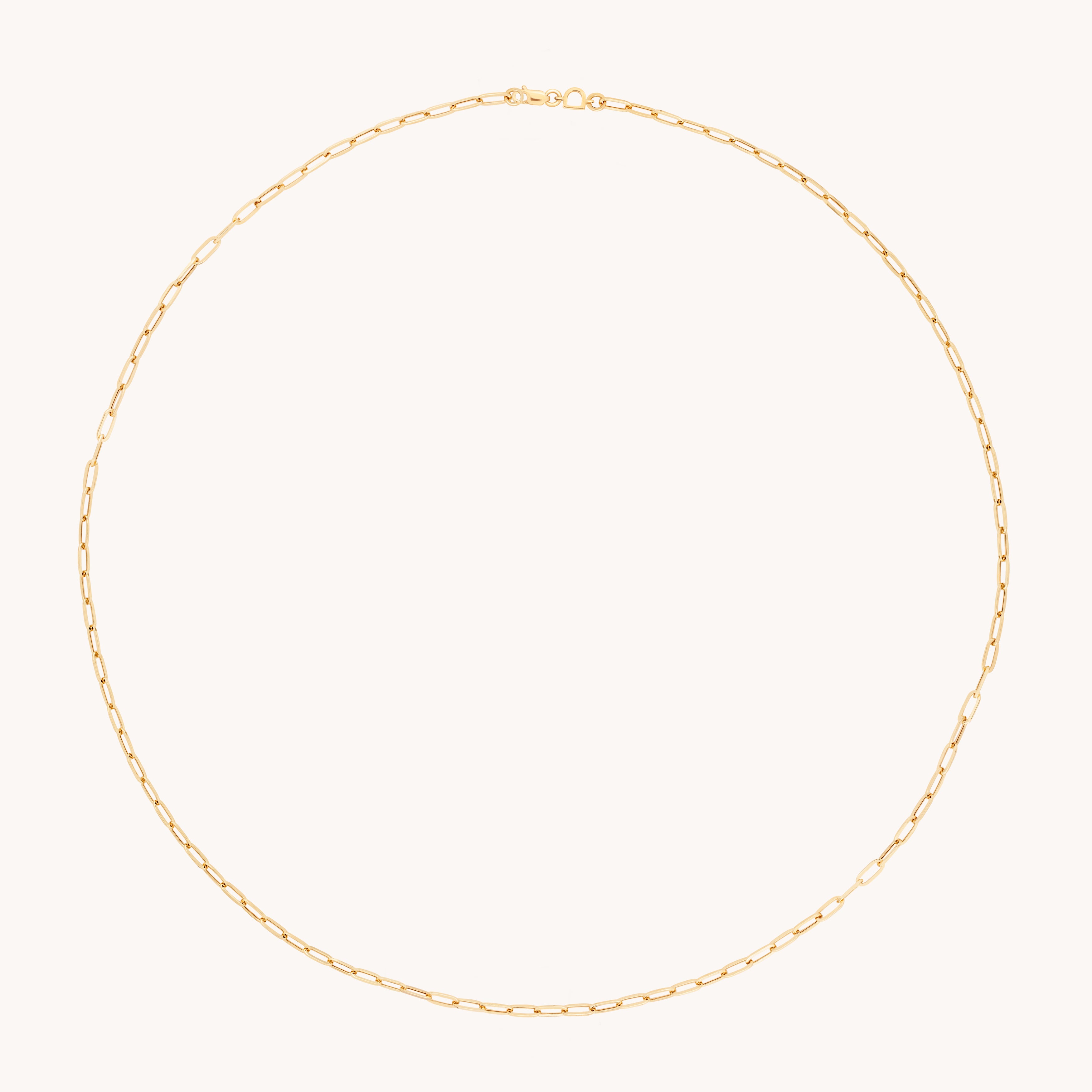 Piccadilly Story Chain Necklace in Solid Gold-Astrid &amp; Miyu
