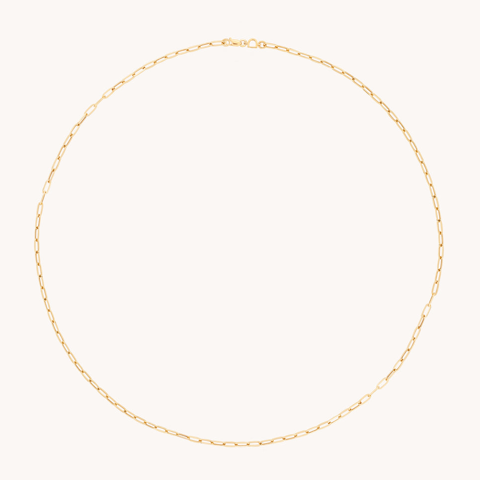 Piccadilly Story Chain Necklace in Solid Gold-Astrid &amp; Miyu