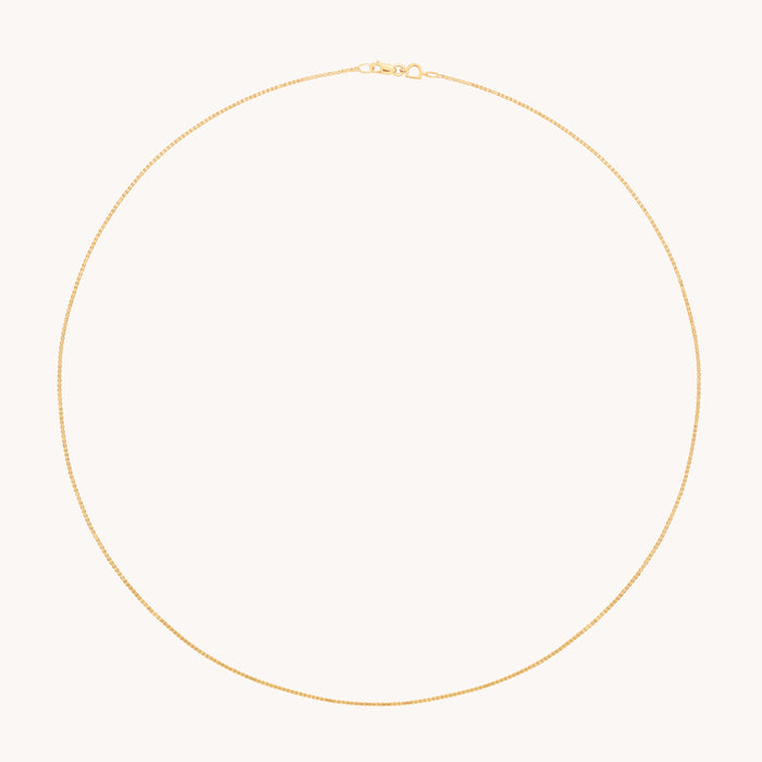 Shoreditch Story Chain Necklace in Solid Gold-Astrid &amp; Miyu