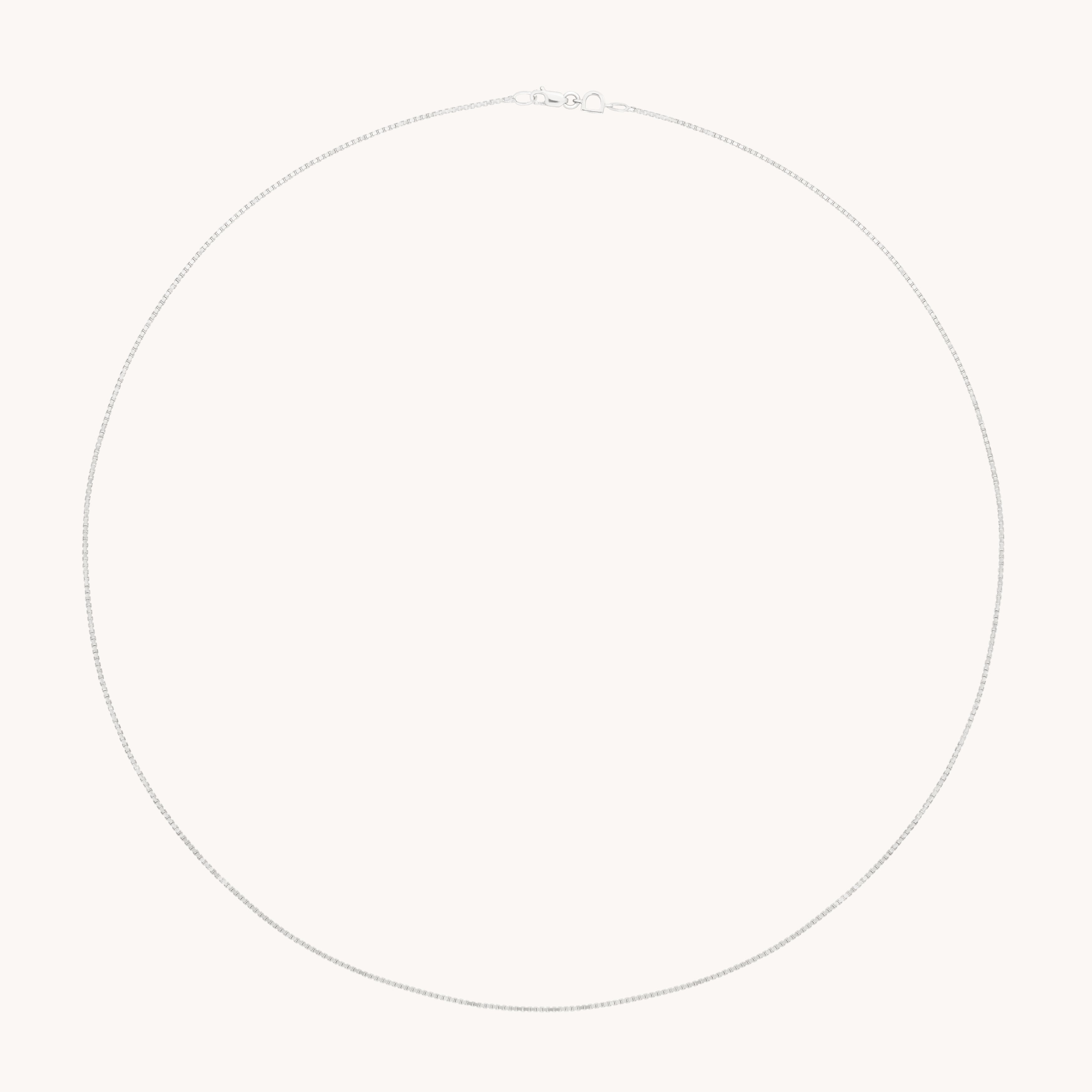 Shoreditch Story Chain Necklace in Solid White Gold-Astrid &amp; Miyu