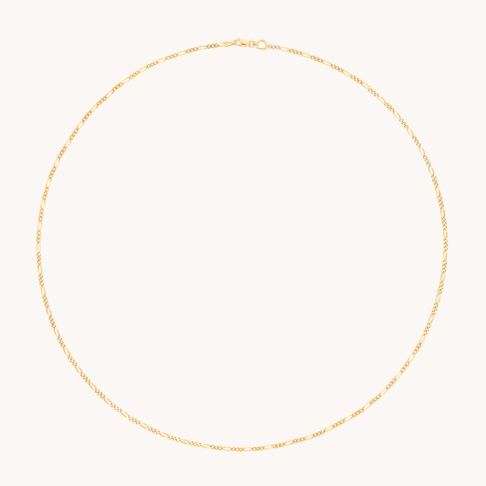 Soho Story Chain Necklace in Solid Gold-Astrid &amp; Miyu