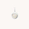 Birthstone Charms - Opal Good Fortune Charm 9k White Gold - Welding Charm - Astrid &amp; Miyu