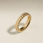 Ridged Ring in Gold