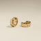 Ridged Huggies in Gold