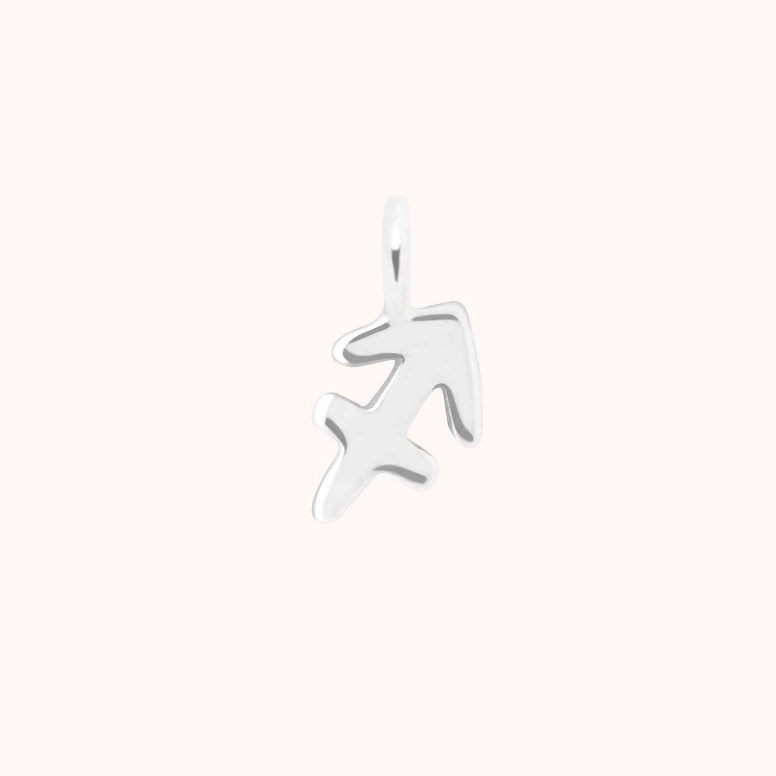 Sagittarius Zodiac Charm 9k White Gold - Welding Charm - Astrid &amp; Miyu