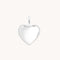 Motif Charms - Heart Charm 9k White Gold - Welding Charm - Astrid &amp; Miyu