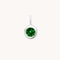 Birthstone Charms - Tsavorite Abundance Charm 9k White Gold - Welding Charm - Astrid &amp; Miyu