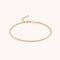 Rope Chain Anklet in Gold