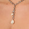Core Collection SS23 - Serenity Pearl Link Chain Necklace in Silver - Necklaces - Astrid &amp; Miyu