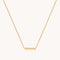 Cosmic Star Bar Necklace in Gold