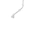 Cosmic Star Bar Necklace in Silver end of the necklace charm