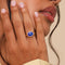 Mood Ring in Gold worn