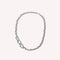 Orbit Chain Necklace in Silver flat lay
