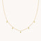 18k Gold Plated Jewellery - Olivine Charm Necklace in Gold - Pendant Necklace - Astrid &amp; Miyu