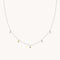 Charm Necklaces - Olivine Charm Necklace in Silver - Pendant Necklace - Astrid &amp; Miyu
