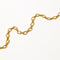 Open Link Chain Necklace in Gold flat lay