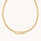 Orbit Chain Necklace in Gold