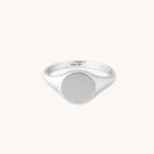 Orbit Signet Ring in Silver