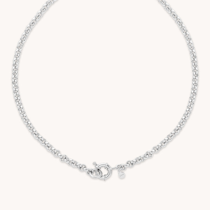 Rolo Chain Necklace in Silver