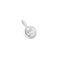 Birthstone Charms - Moonstone New Beginnings Charm 9k White Gold - Welding Charm - Astrid &amp; Miyu