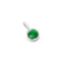 Birthstone Charms - Tsavorite Abundance Charm 9k White Gold - Welding Charm - Astrid &amp; Miyu