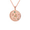 18k Rose Gold Plated Jewellery - Taurus Zodiac Pendant Necklace in Rose Gold - Zodiac Pendant - Astrid &amp; Miyu