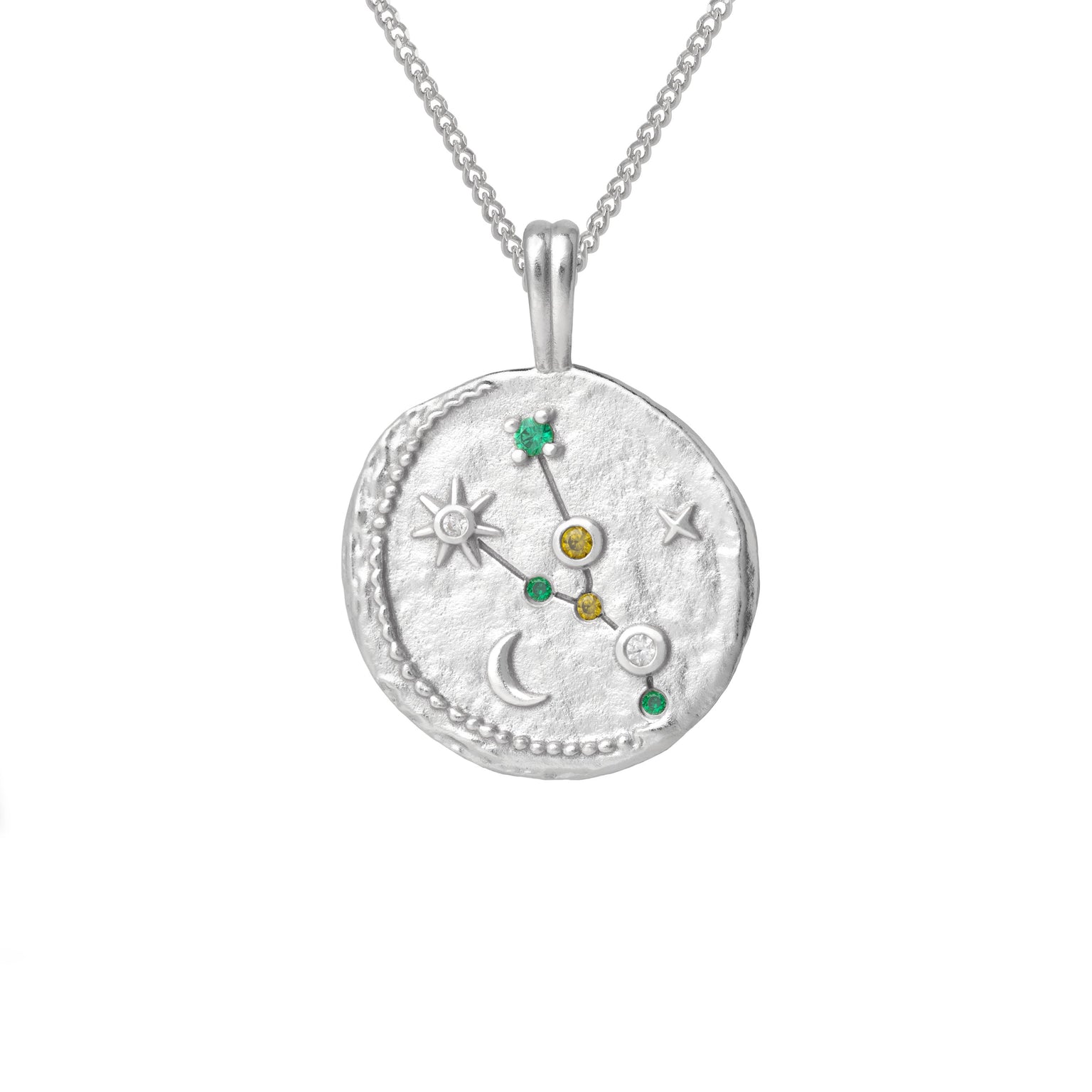 Core Collection SS23 - Taurus Zodiac Pendant Necklace in Silver - Zodiac Pendant - Astrid &amp; Miyu