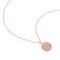 18k Rose Gold Plated Jewellery - Cancer Zodiac Pendant Necklace in Rose Gold - Zodiac Pendant - Astrid &amp; Miyu