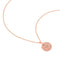 18k Rose Gold Plated Jewellery - Taurus Zodiac Pendant Necklace in Rose Gold - Zodiac Pendant - Astrid &amp; Miyu