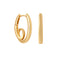 18k Gold Plated Jewellery - Infinite Hoops in Gold - Hoop Earrings - Astrid &amp; Miyu