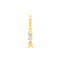 Arrow Necklace Charm in Gold