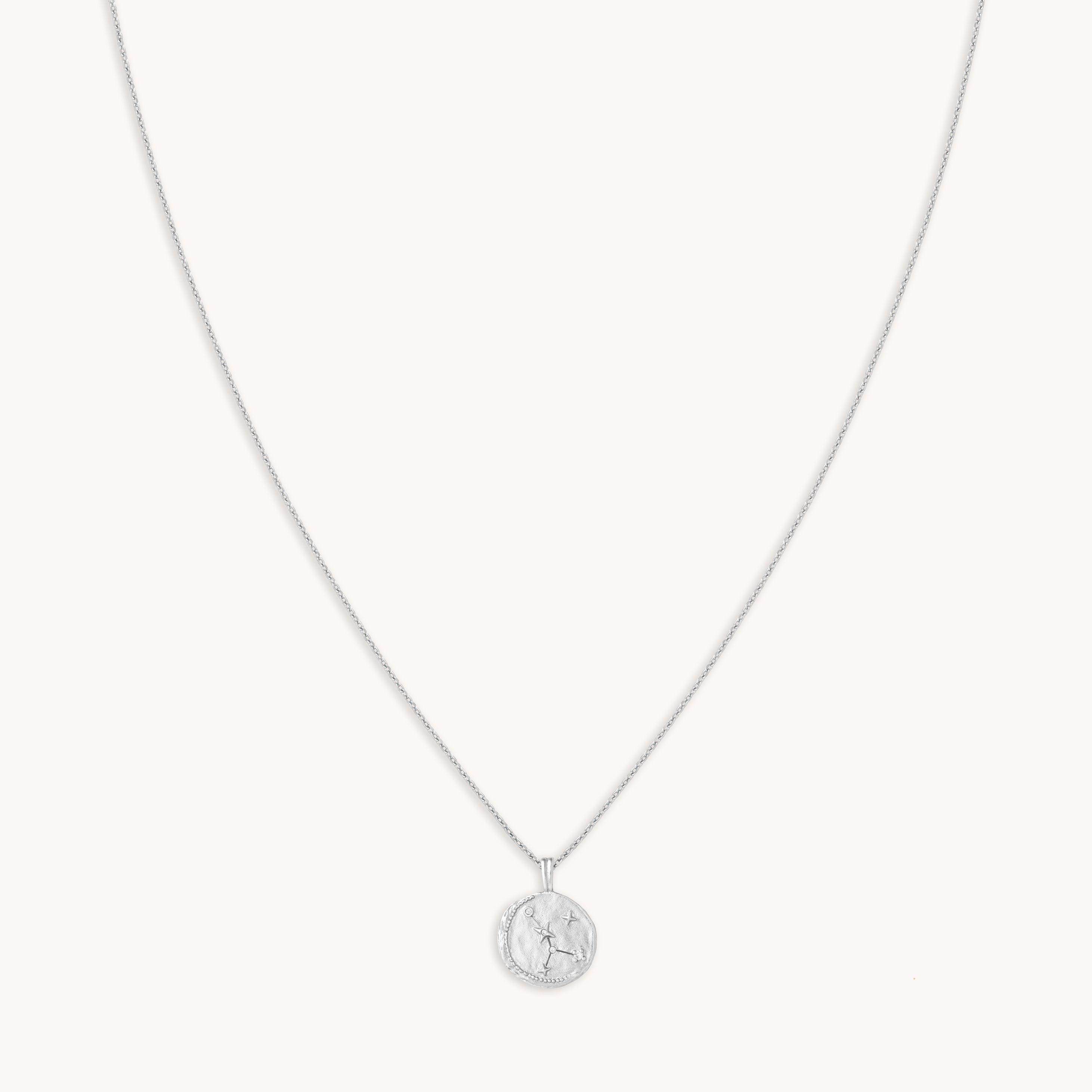 Cancer Zodiac Silver Pendant Necklace | Astrid & Miyu Necklaces