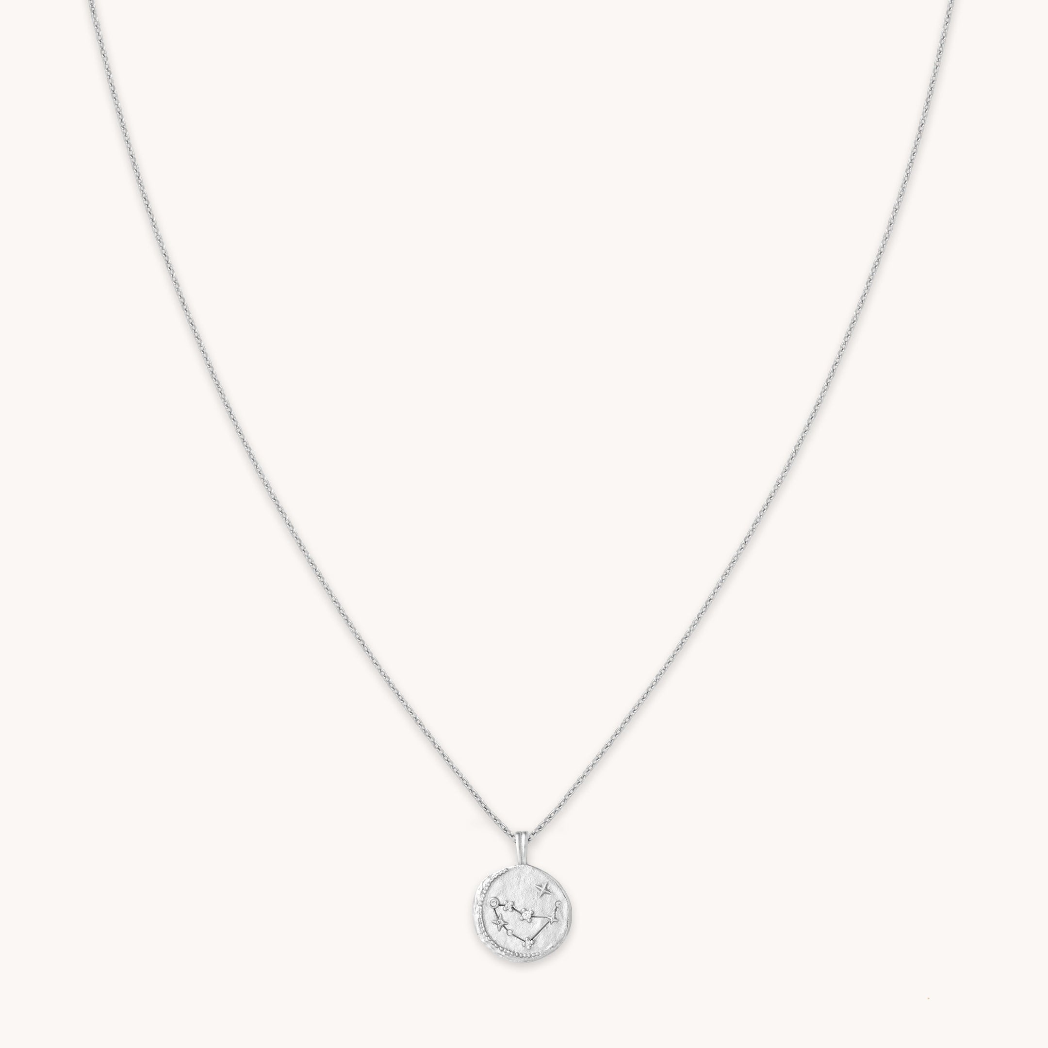 Capricorn Zodiac Silver Pendant Necklace | Astrid & Miyu Necklaces