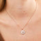 18k Rose Gold Plated Jewellery - Cancer Zodiac Pendant Necklace in Rose Gold - Zodiac Pendant - Astrid &amp; Miyu