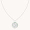 Capricorn Bold Zodiac Pendant Necklace in silver