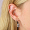 Cartilage Hoops - Cosmic Emerald Hoop 6.5mm in Silver - Clicker - Astrid &amp; Miyu