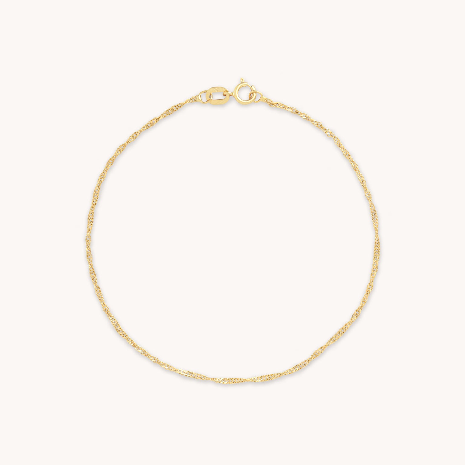 Astrid 9k Gold Chain Bracelet | Astrid & Miyu Bracelets