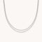 Duo Chain Necklace in Silver