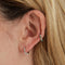 Ethereal Crystal Huggies in Silver - Huggies - Astrid &amp; Miyu